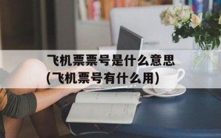 飞机票票号是什么意思(飞机票号有什么用)