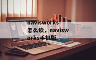 navisworks怎么读，navisworks手机版