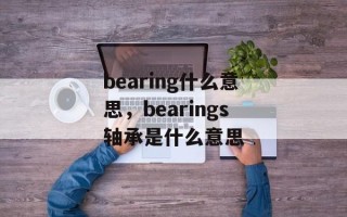 bearing什么意思，bearings轴承是什么意思