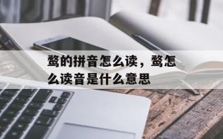 鹜的拼音怎么读，鹜怎么读音是什么意思