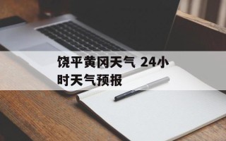 饶平黄冈天气 24小时天气预报