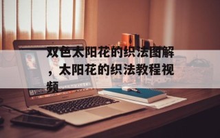 双色太阳花的织法图解，太阳花的织法教程视频