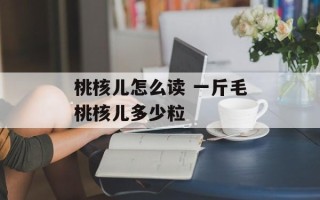 桃核儿怎么读 一斤毛桃核儿多少粒