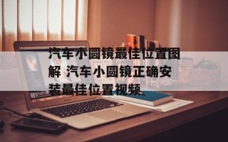 汽车小圆镜最佳位置图解 汽车小圆镜正确安装最佳位置视频