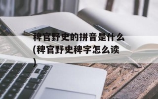 稗官野史的拼音是什么(稗官野史稗字怎么读)