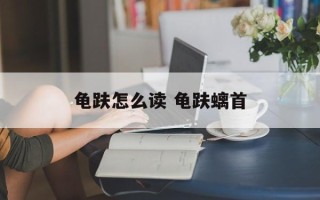 龟趺怎么读 龟趺螭首