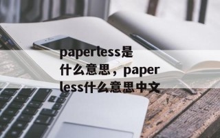 paperless是什么意思，paperless什么意思中文