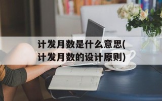 计发月数是什么意思(计发月数的设计原则)