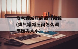 煤气罐减压阀调节图解(煤气罐减压阀怎么调节压力大小)