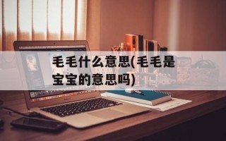 毛毛什么意思(毛毛是宝宝的意思吗)