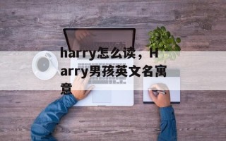 harry怎么读，Harry男孩英文名寓意