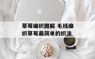 草莓编织图解 毛线编织草莓最简单的织法