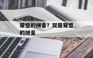 颦蹙的拼音？双眉颦蹙的拼音