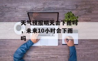 天气预报明天会下雨吗，未来10小时会下雨吗