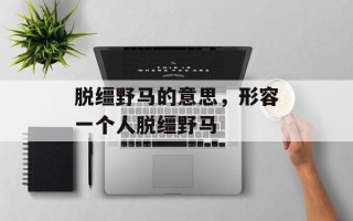 脱缰野马的意思，形容一个人脱缰野马