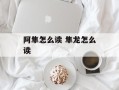 阿隼怎么读 隼龙怎么读