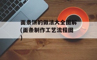 面条饼的做法大全图解(面条制作工艺流程图)