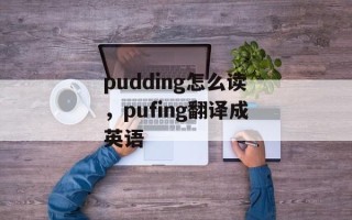 pudding怎么读，pufing翻译成英语