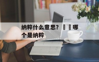 纳粹什么意思？卐卍哪个是纳粹