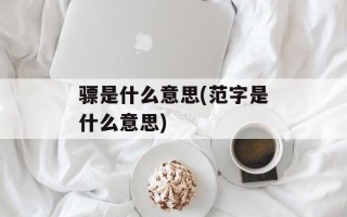 骠是什么意思(范字是什么意思)