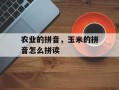 农业的拼音，玉米的拼音怎么拼读