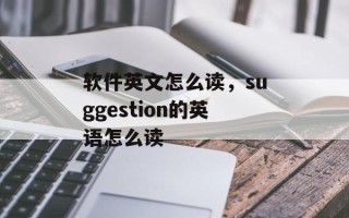 软件英文怎么读，suggestion的英语怎么读