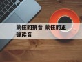 蒙住的拼音 蒙住的正确读音