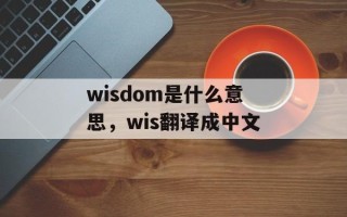 wisdom是什么意思，wis翻译成中文