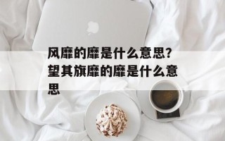 风靡的靡是什么意思？望其旗靡的靡是什么意思