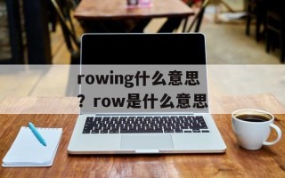 rowing什么意思？row是什么意思