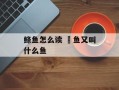 鲦鱼怎么读 鲹鱼又叫什么鱼