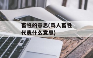 畜牲的意思(骂人畜牲代表什么意思)