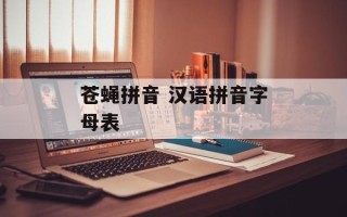 苍蝇拼音 汉语拼音字母表