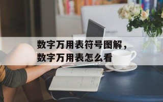 数字万用表符号图解，数字万用表怎么看
