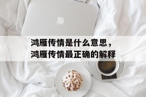 鸿雁传情是什么意思，鸿雁传情最正确的解释-第1张图片-