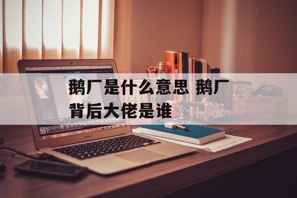 鹅厂是什么意思 鹅厂背后大佬是谁-第1张图片-