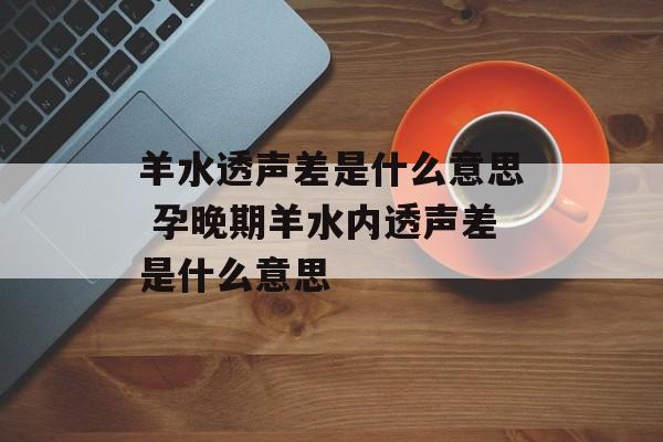 羊水透声差是什么意思 孕晚期羊水内透声差是什么意思-第1张图片-