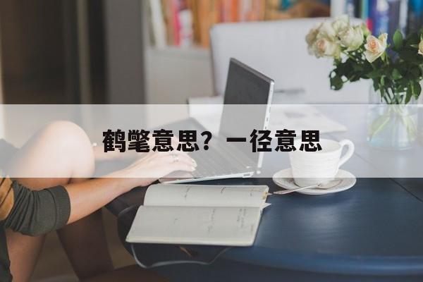 鹤氅意思？一径意思-第1张图片-