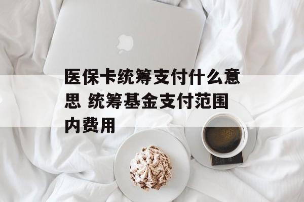 医保卡统筹支付什么意思 统筹基金支付范围内费用-第1张图片-