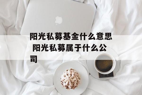 阳光私募基金什么意思 阳光私募属于什么公司-第1张图片-
