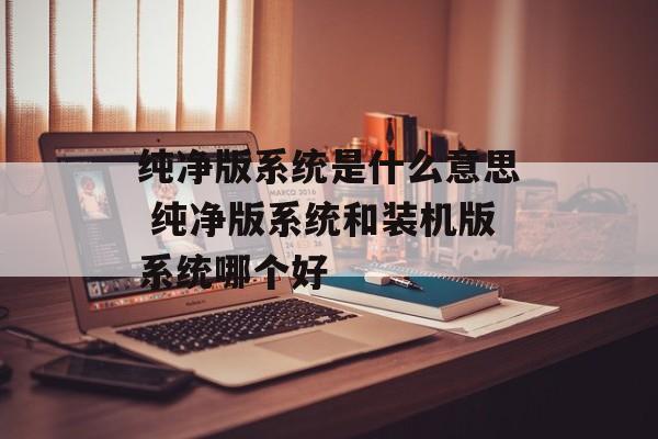 纯净版系统是什么意思 纯净版系统和装机版系统哪个好-第1张图片-