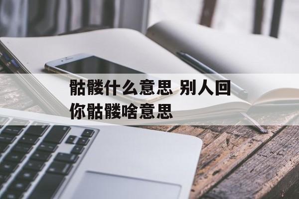骷髅什么意思 别人回你骷髅啥意思-第1张图片-