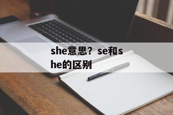 she意思？se和she的区别-第1张图片-