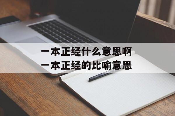 一本正经什么意思啊 一本正经的比喻意思-第1张图片-
