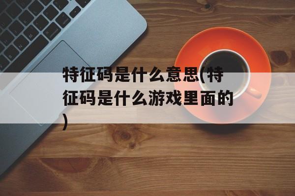 特征码是什么意思(特征码是什么游戏里面的)-第1张图片-