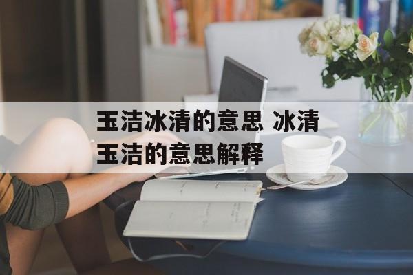 玉洁冰清的意思 冰清玉洁的意思解释-第1张图片-